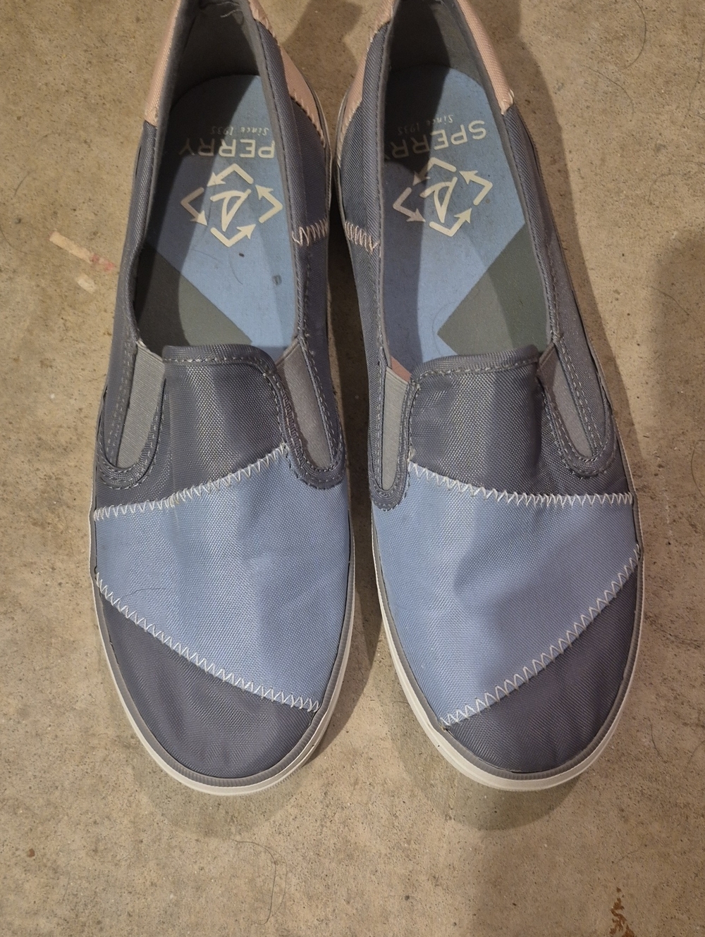 Sperry Two-Tone Blue Slip-On Loafers